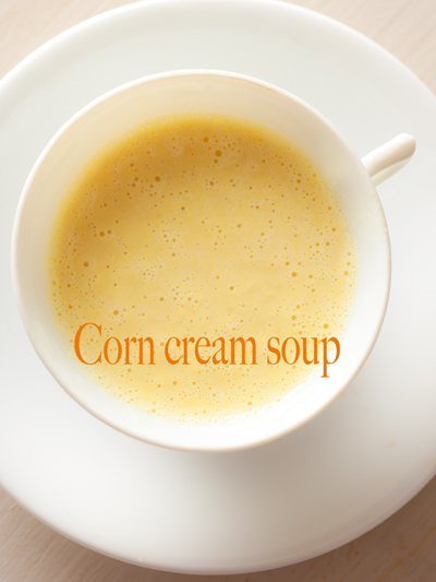 Corn cream soup2