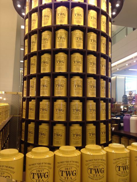 極上のお茶がプレミアムドリンクに加わります！　TWG　TEA　from　シンガポール