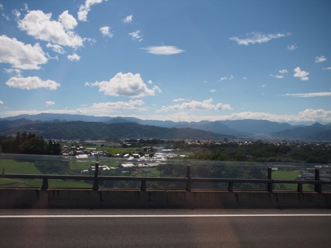 美ヶ原と周辺の山々【上信越道 上田市付近】